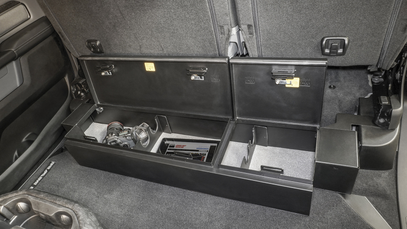 Ram 1500 Underseat Storage Box - Rear - Tuffy Products - Lockbox with 3-Digit Combo - Black - `19-`25